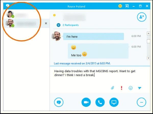 skype网页版聊天，skype for web