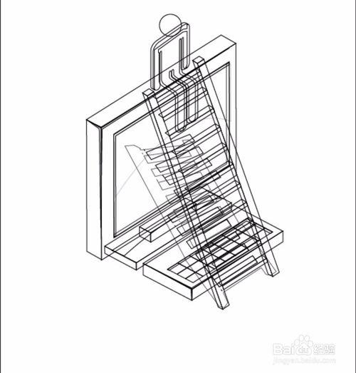 如何在纸上画梯子，手工纸梯子怎么做教程