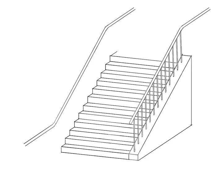 梯子怎么画?，梯子怎么画立体画